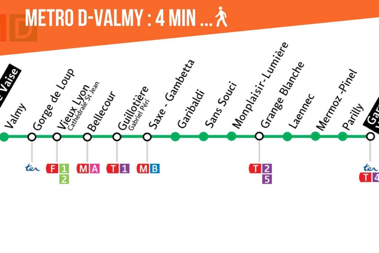 Le 9Eme- Metro Valmy-Homalyon公寓 外观 照片
